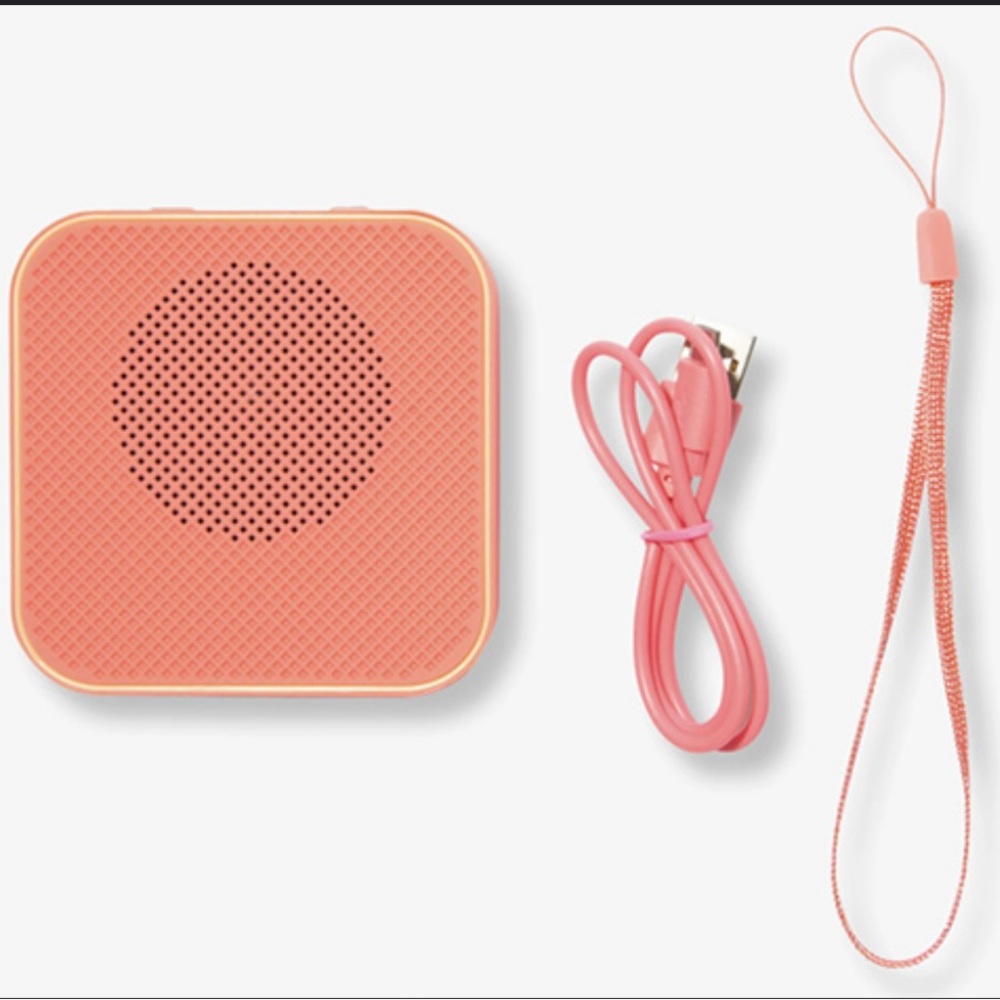 Sonix Bluetooth Speaker with USB charging cable and wrist strap